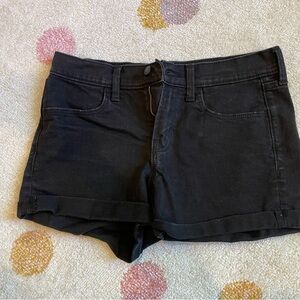 Old Navy Black Jean Shorts Size 4